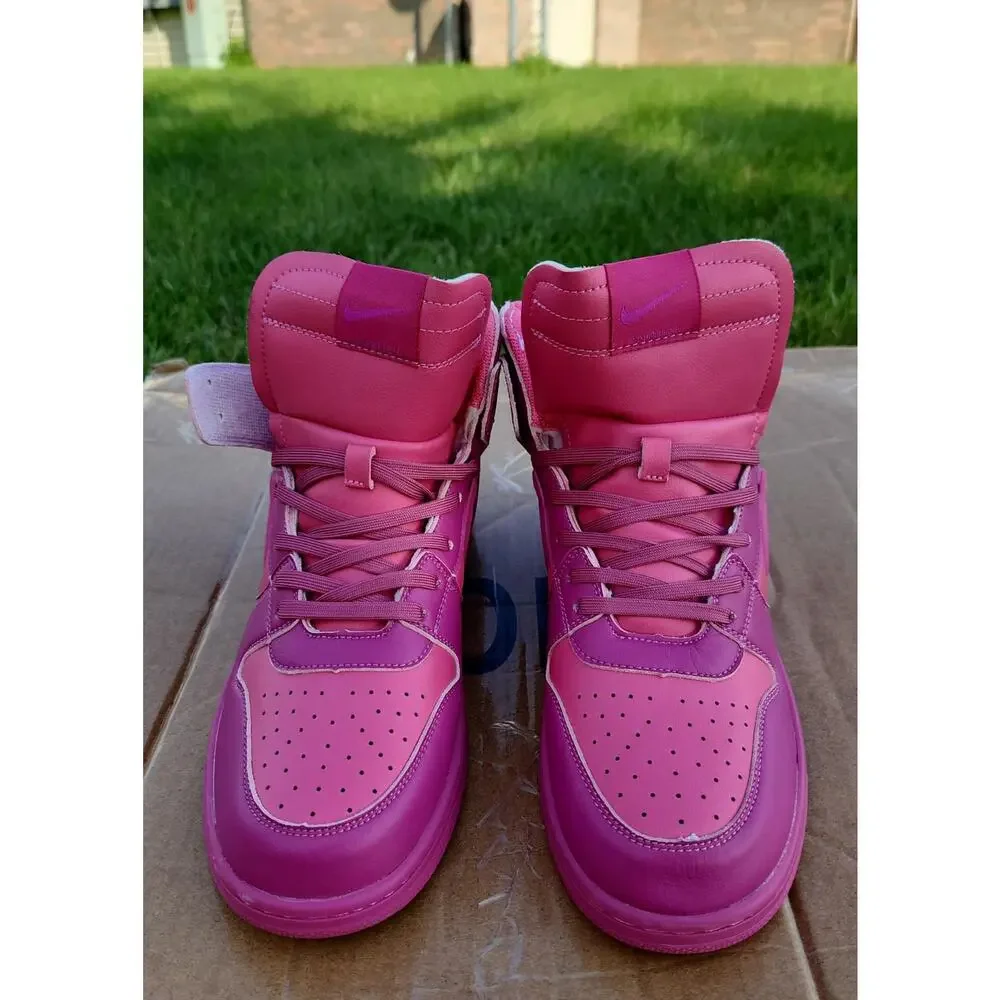 Turn Heads in Hot Pink (Purple) | Bold High-Top Statement Streetwear Sneakers